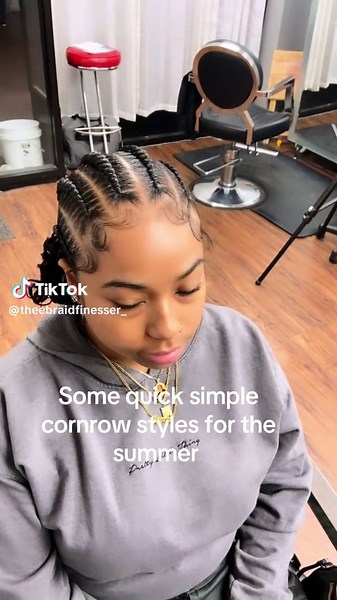 Summer Cornrow Styles: Quick and Simple Ideas