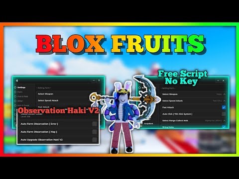 BLOX FRUITS Script Mobile UPDATE 21 AUTO FARM | AUTO OBSERVATION HAKI V2 | RAIDS | MASTERY (NO KEY)