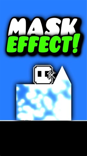 HOW TO MAKE A MASK EFFECT IN GEOMETRY DASH #geometrydash #gd #shorts #games