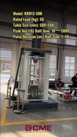 5000g shock test system