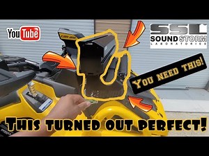 How to install a Sound bar and light bar on 2021 OUTLANDER XMR 850| Powdercoating Rage clone mounts