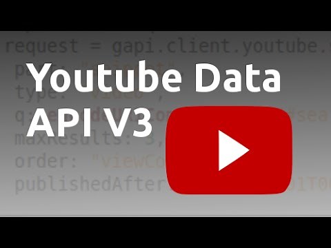 Using the Youtube API to search for videos