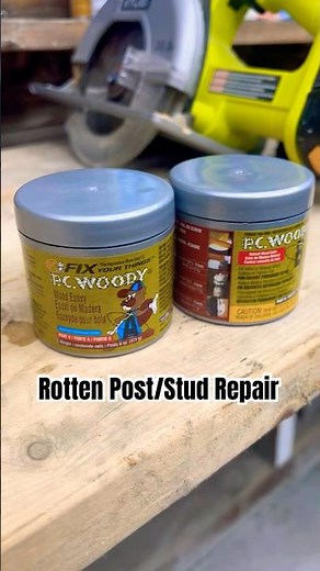 How I Fixed My Garage Corner Post with PC-Woody and a Sister Stud