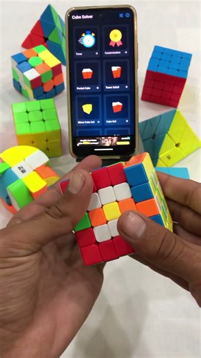 solving 5x5 Rubik's cube #shortvideo #puzzle #cubing
