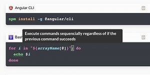 Get CLI command syntax explained, then save and share in a personalized cheatsheet.