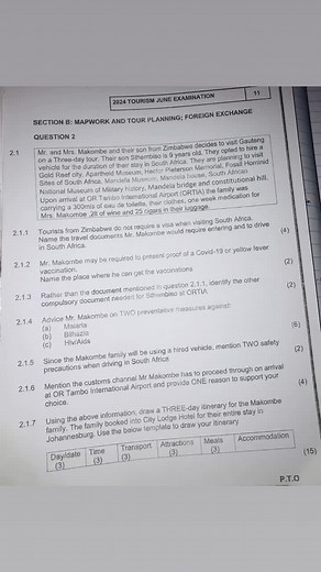 Tourism grade 11.❤️