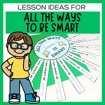 All The Ways To Be Smart Book Study Worksheets & Activities