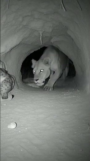 🟢😱 Night Vision SHOCK: Camera Captures LIONESS Ambush in Hyena Den — Shocking Real Footage!