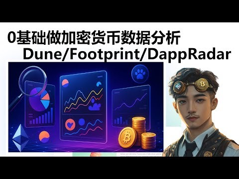 币圈必备链上分析教程：Dune + Footprint + DappRadar 一次学会（2025新手到高手）