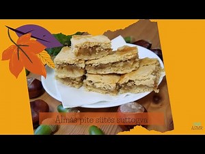 Magyar ASMR ~ 🍎Pihe - puha almás pite sütése🥧😋 ~ lágyan suttogós