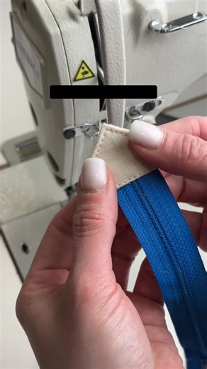 How to Finish Zippers with Neat Fabric Tabs