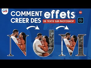 comment créer un effet de texte sur une image Photoshop tuto pour débutants