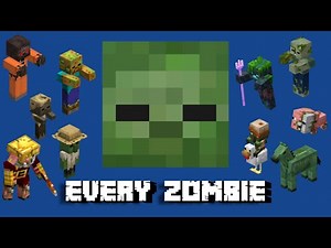 Every Minecraft Zombie Ever