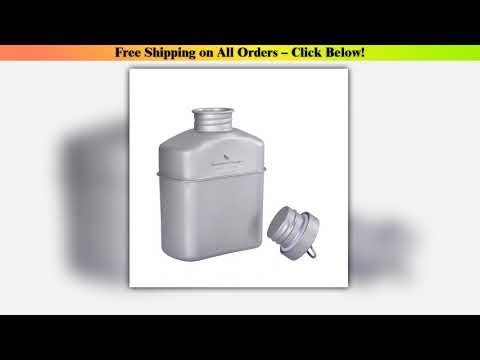 Boundless Voyage Cooking Set,Titanium Military Canteen Bottle, Outdoor Camping Cookware Bowl