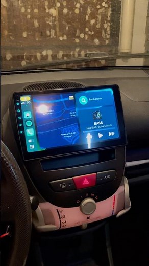 Install CarPlay Toyota Aygo Peugeot 107 Citroen c1 BT Aux Gps