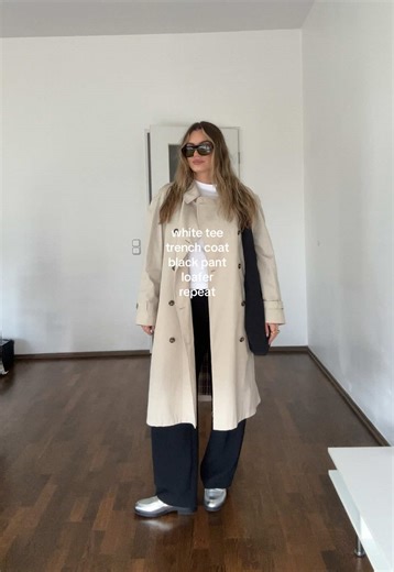 Spring Outfit Ideas Featuring a Trench Coat