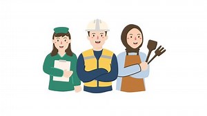 Various Occupations People Labor Day Illustration Stock Footage Video (100% Royalty-free) 3762788041 | Shutterstock