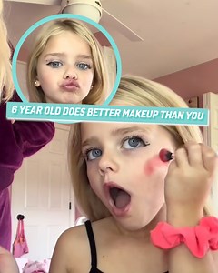 My 6 year old can do a full face of makeup - and it'll look better than yours 🤯 | Ultimate