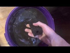 How to clean an internal filter.