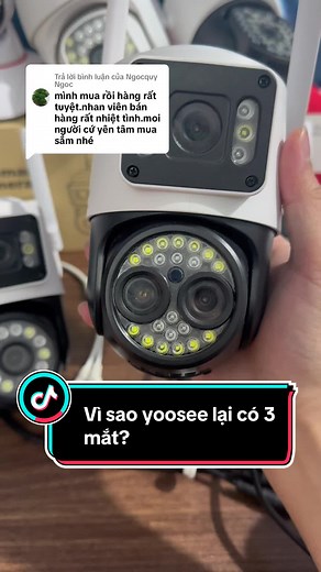 Trả lời @Ngocquy Ngoc Cảm ơn anh chị đã tin tưởng, và yoosee tiếp tục lại ra mắt thêm mã sản phẩm mới nữa. Anh chị tham khảo nhé. #LearnOnTikTok #camerayoosee #camerawifi #camerangoaitroi #camera360 #camera2mat #camerayoosee2mat #camerayoosee2matroom #xuhuong2023