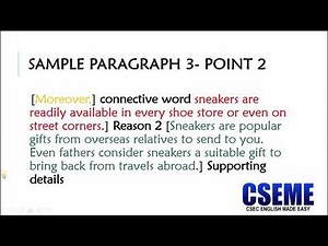 Developing the Body of the Persuasive Essay - CSEC English A Paper 2