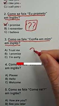 💬 English quiz with questions to test your learning 🇺🇸