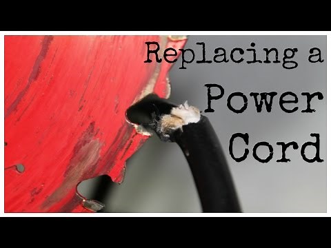 How to Replace a Damaged Power Cord - Circular Saw, Drill, Router, Power Tools