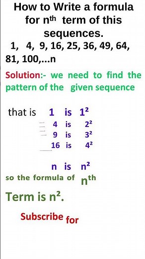 Finding pattern of a sequences #shorts2025 #shortsvideoviral #education #sequencesandseries #shorts