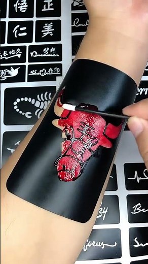 How to make temporary tattoo | Diy temporary tattoo sticker waterproof #Shorts195