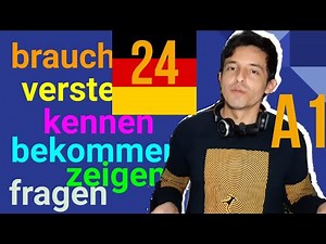 Los 50 verbos MAS IMPORTANTES (Parte 2) - Aprender Alemán (Lección 24)