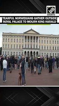 Norway mourns King Harald as tearful crowds gather outside Oslo's Royal Palace to pay tribute