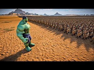 HULK VS 1,000,000 SPARTANS - Ultimate Epic Battle