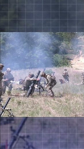 Mortarmen Live-Fire Training #shorts #military