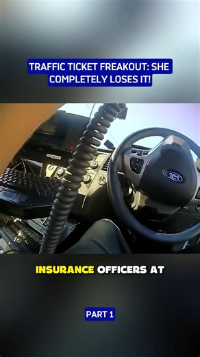 Traffic Ticket Freakout: She Completely Loses It! #bodycam #cops #police #foryou | Crime Stopper 1