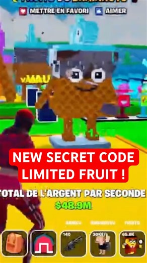 NEW LIMITED TIME FRUIT IN FRUITS VS BRAINROTS FORTNITE CREATIVE TUTORIAL (code FVB) #shorts
