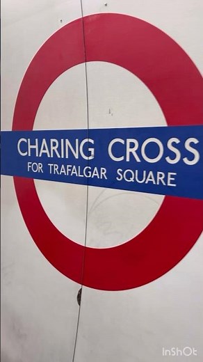 Charing Cross Tube Station. Trafagar Square. Bakerloo Line. London