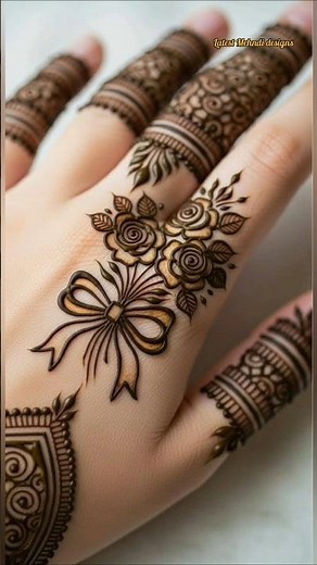 Simple&easy finger Mehndi designs 🌌🌌 #mehndi #mehndidesign #henna #hennadesign #latestmehndidesign