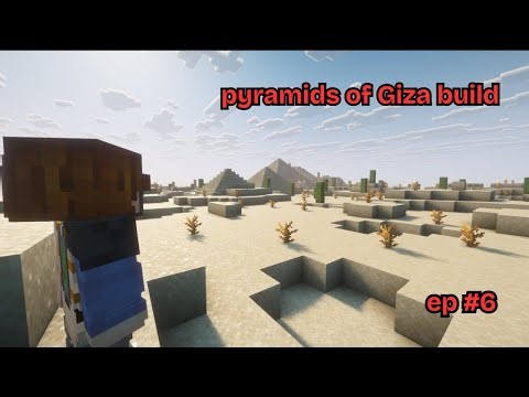 Minecraft CreativeCraft – The Pyramids of Giza (with Booby Traps!) Ep 6