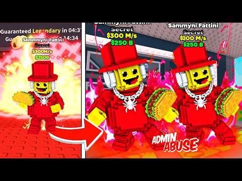 QUICK! HOW TO GET SAMMYNI FATTINI! New update! Steal Brainrot!