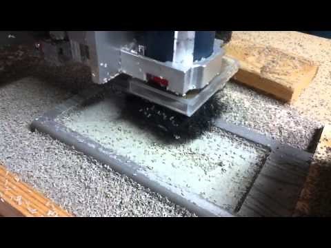 CNC routing composite deck material