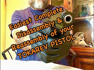 Chinese Type 54 Tokarev field strip easiest full tear down & reassembly #type54 #tokarev #pistol