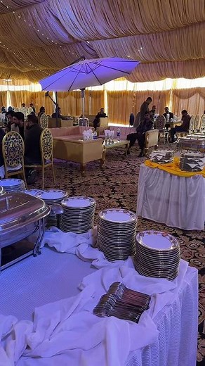 Luxurious Banquet Hall Setup for Elegant Celebrations