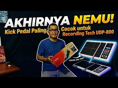 Test Kick Pedal Yamaha KU 100 Ke Drumpad Recording Tech UDP-800. Apakah Bisa Konek??