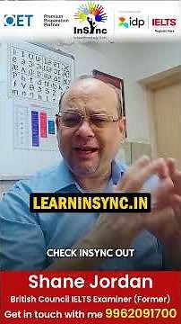 Crack IELTS with a Former British Council Examiner | InSync Learning Chennai