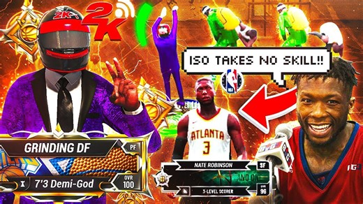 Nate Robinson said ISO is cheese so I took screens w/ legend Steph Curry build... best build NBA 2K20