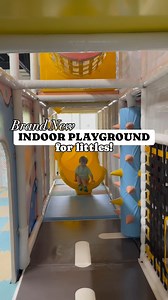 Morgan Brooke | OTPmama (ATL + Outside The Perimeter) on Instagram: "✨NEW INDOOR PLAYGROUND FOR LITTLES✨ Funville Factory just opened up in Johns Creek and it is so much fun! 🧸It’s designed for ages 0-7, but I think it’s probably the biggest hit for crawlers - 5 years old. It was PERFECT for keeping both my 1 and 4 year old entertained for 2 hours! 🛝 The playscape is good for the older ones with its stairs, tunnels, and big/fast slides! 👩‍🍼The soft padded flooring is perfect for your tiny on