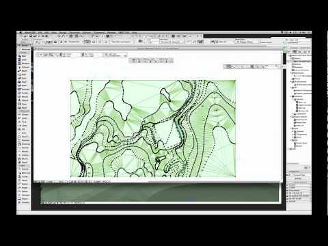 ArchiCAD Tutorial: How to create contour lines