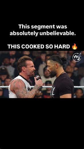 Wrestle Junction on Instagram: "This segment was absolutely unbelievable. Roman Reigns & CM Punk delivered some of their best promos in YEARS. THIS COOKED SO HARD 🔥 #WWERaw #wwe #wrestling #prowrestling #romanreigns"