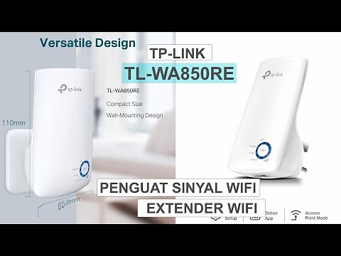 Cara Setting TP Link TL WA850RE Untuk REPEATER WIFI Step by Step - Mudah & Gak Ribet #tplink