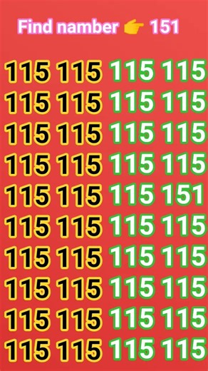 find namber 👉 151 #viralvideo #viralshorts #trendingshorts